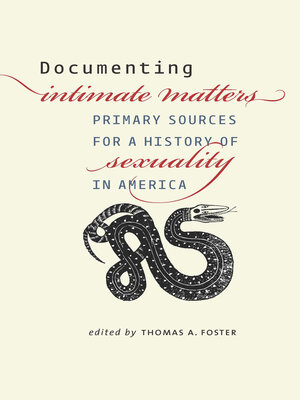 cover image of Documenting Intimate Matters